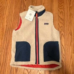 NWT kids size M retro x Patagonia vest